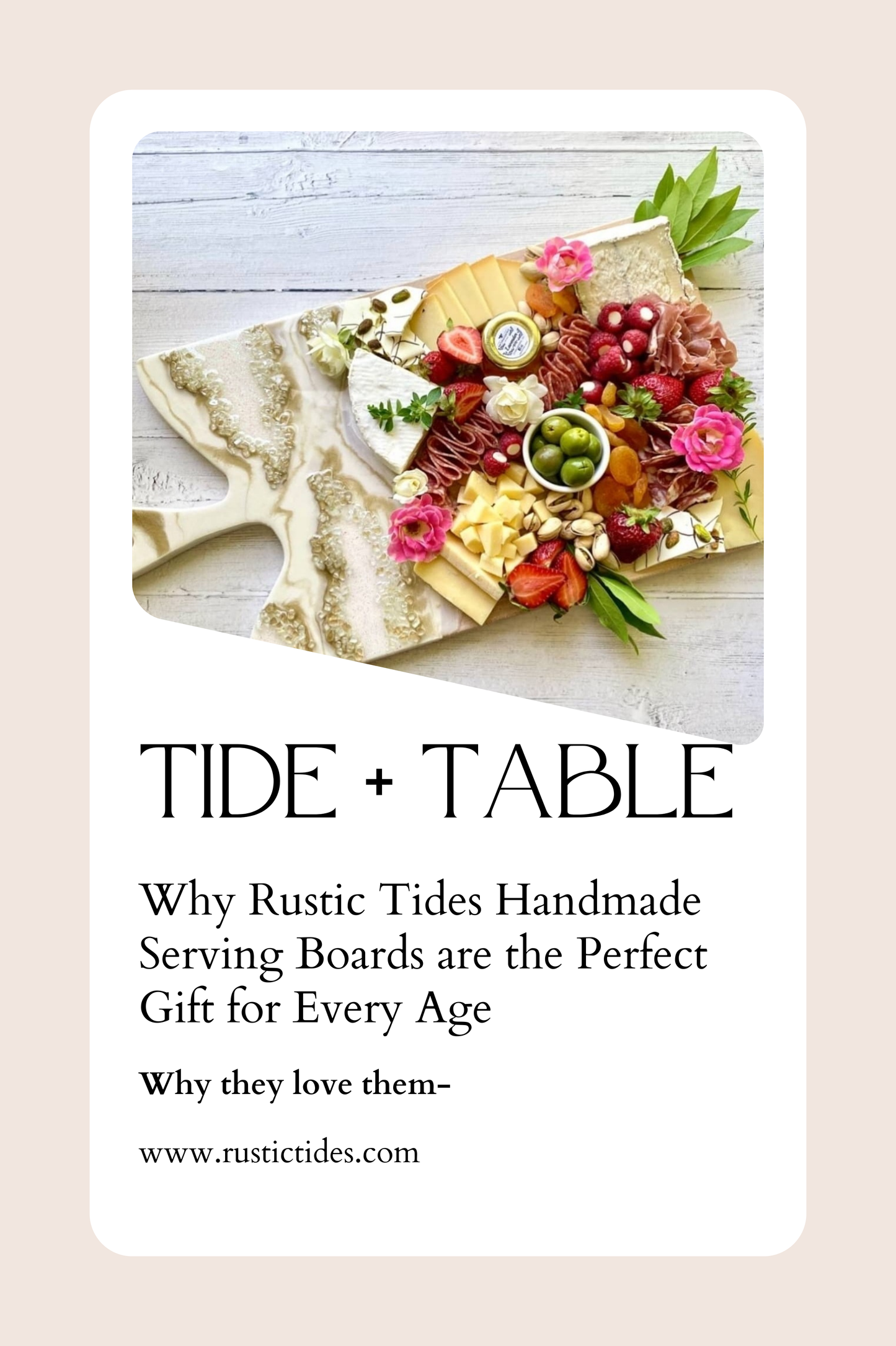 White and Gold Board with meats and cheese on display