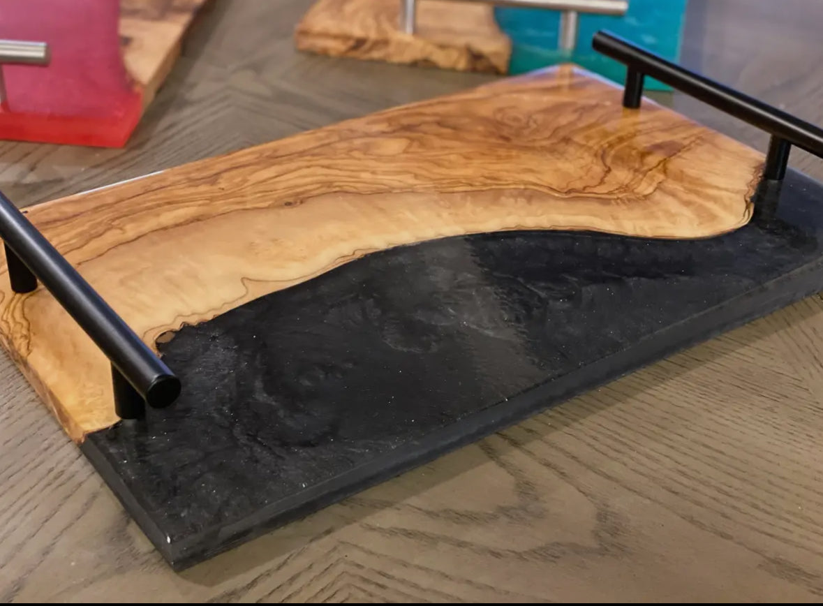 Small Olive River Tray