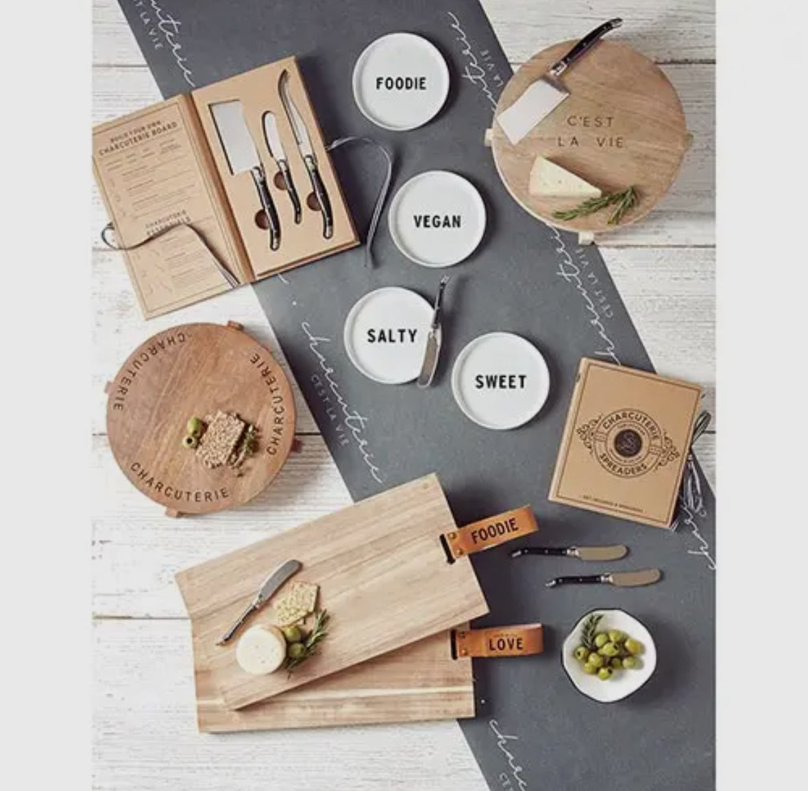 Black Charcuterie Paper Roll