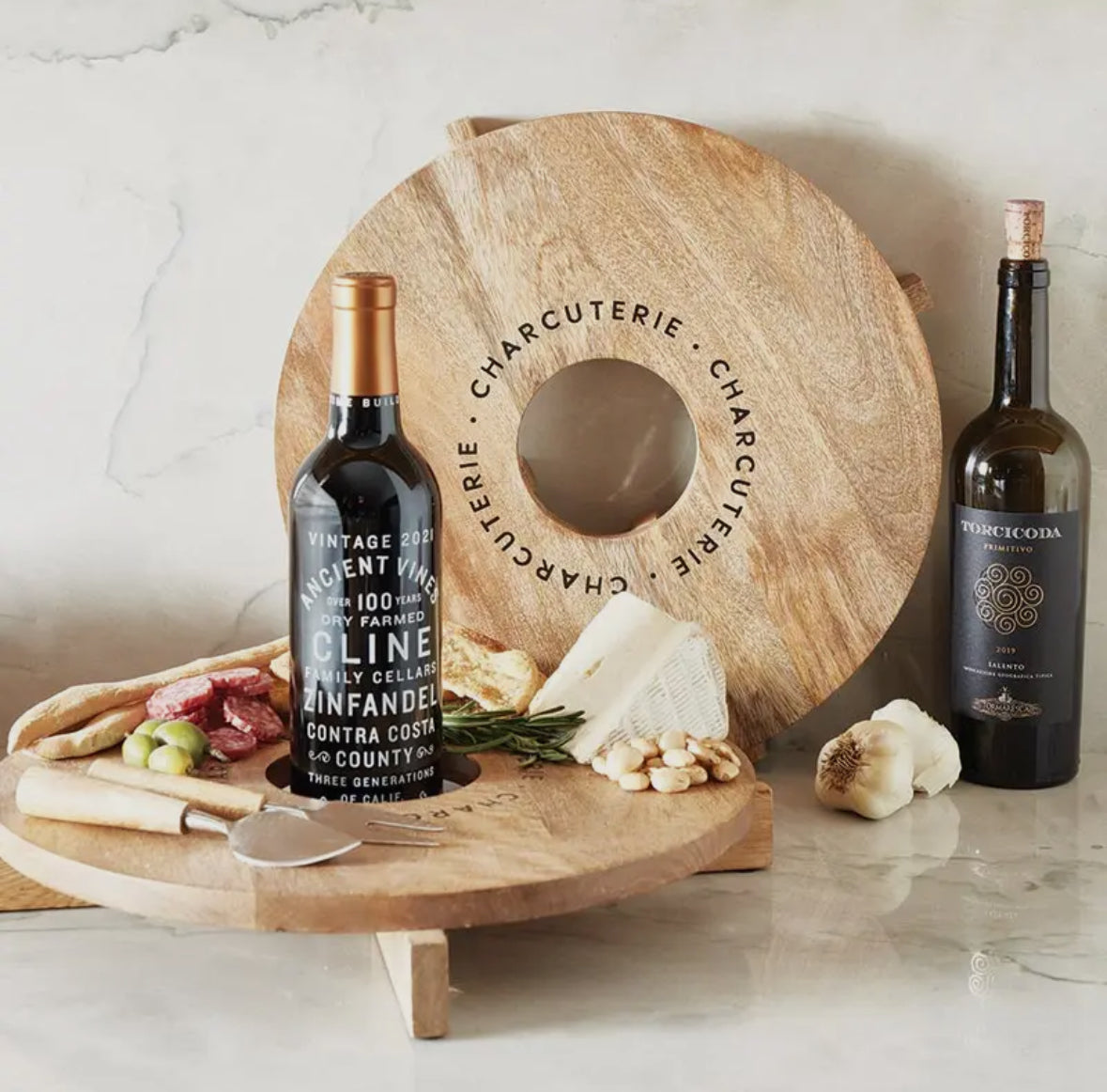 Wine Holder Cheese Board
