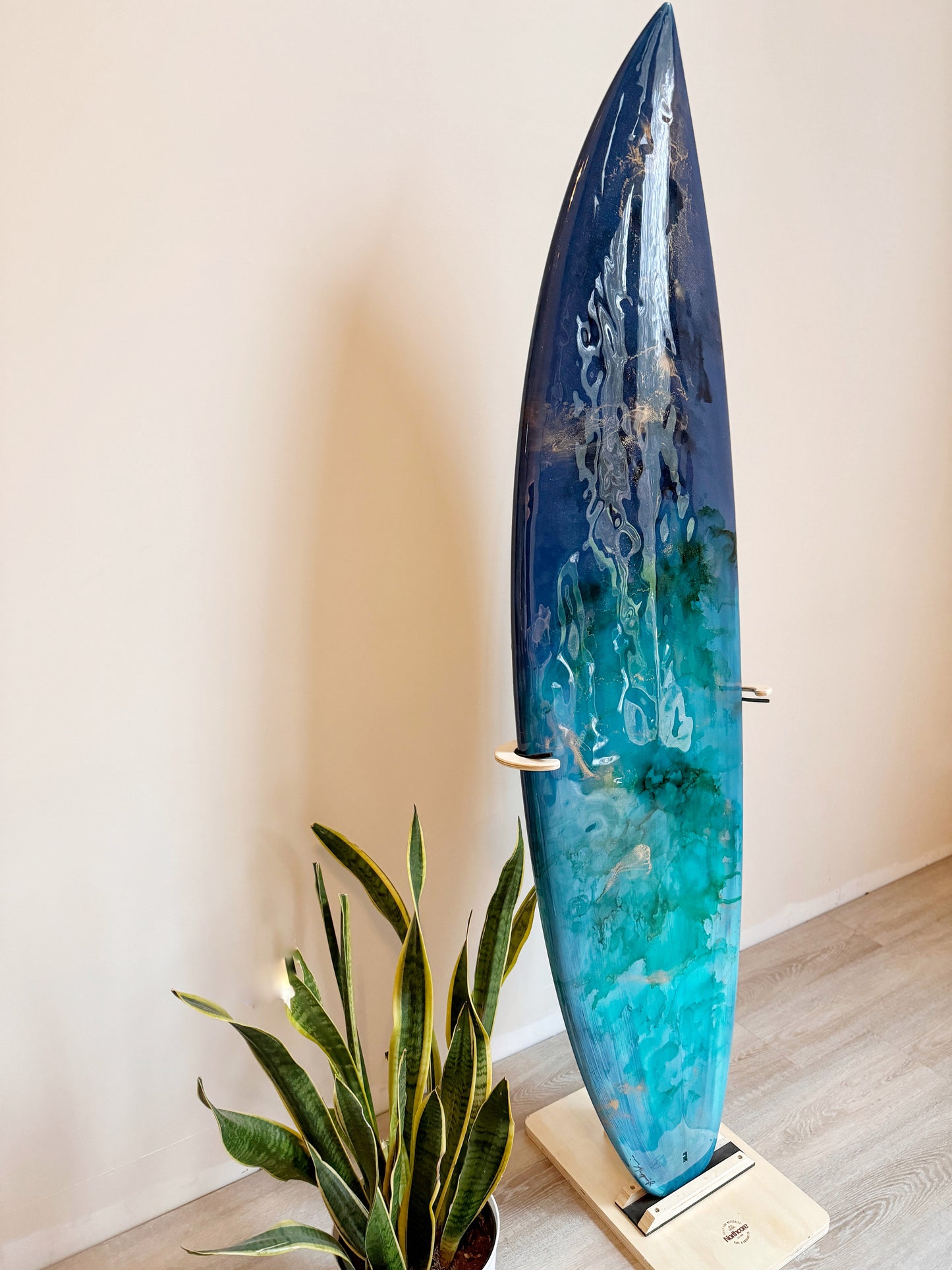Jewel Tone Surfboard