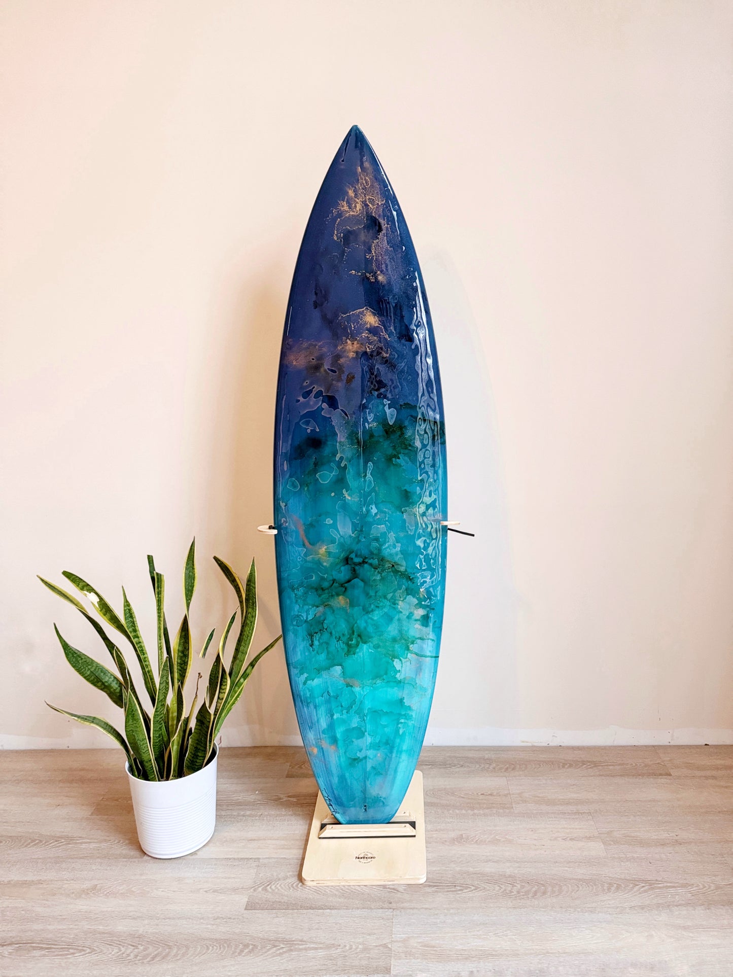 Jewel Tone Surfboard