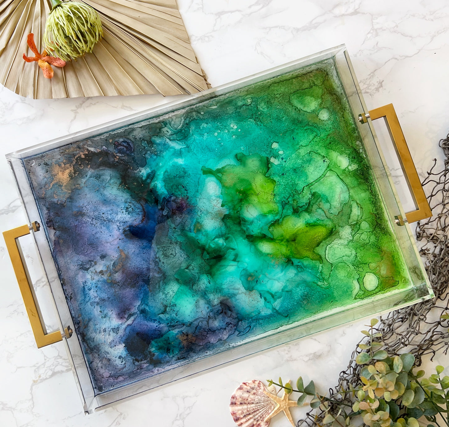 Abstract Art Serving Trays