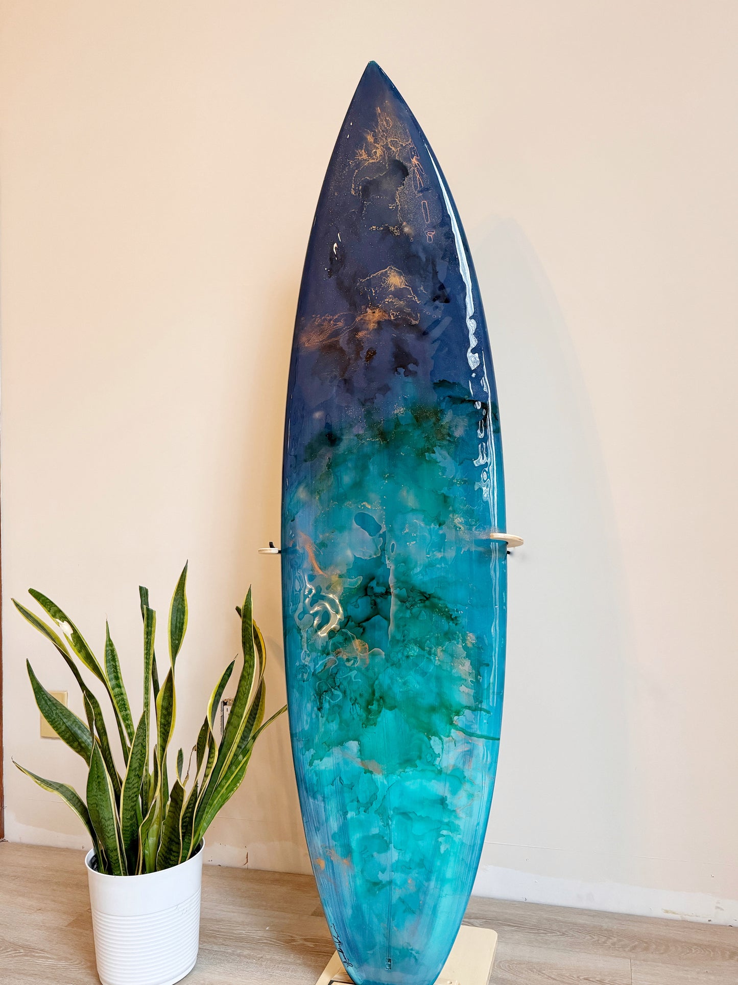 Jewel Tone Surfboard