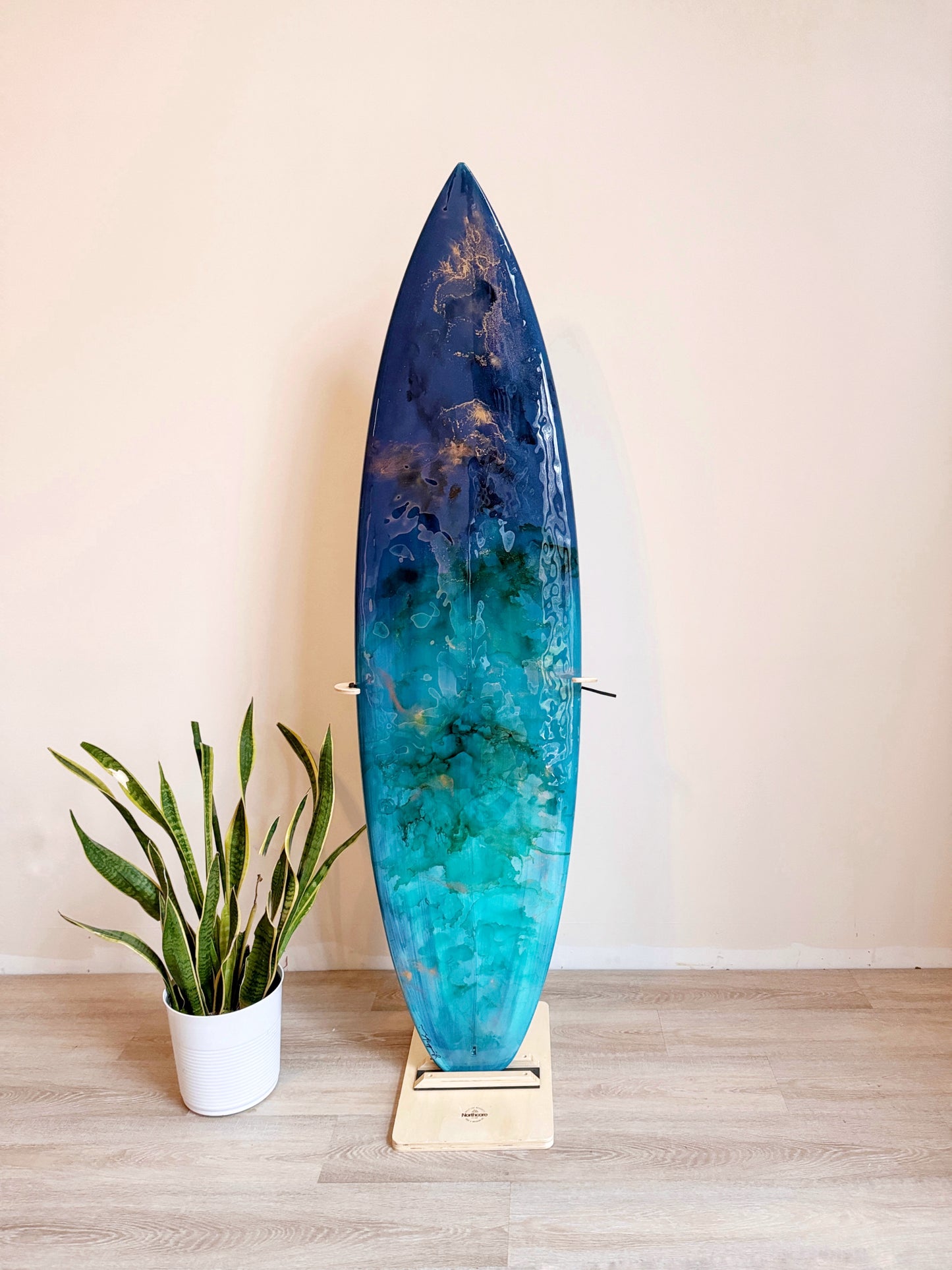 Load image into Gallery viewer, Jewel Tone Surfboard
